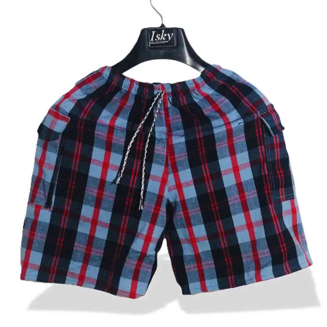  Stylish Checked Cargo Shorts | Medium Size 5pcs